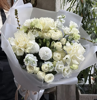Букет в белой гамме 
